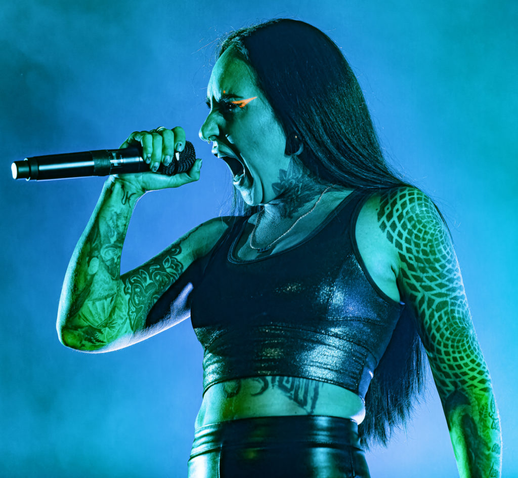 Tatiana Shmayluk de Jinjer à Lille